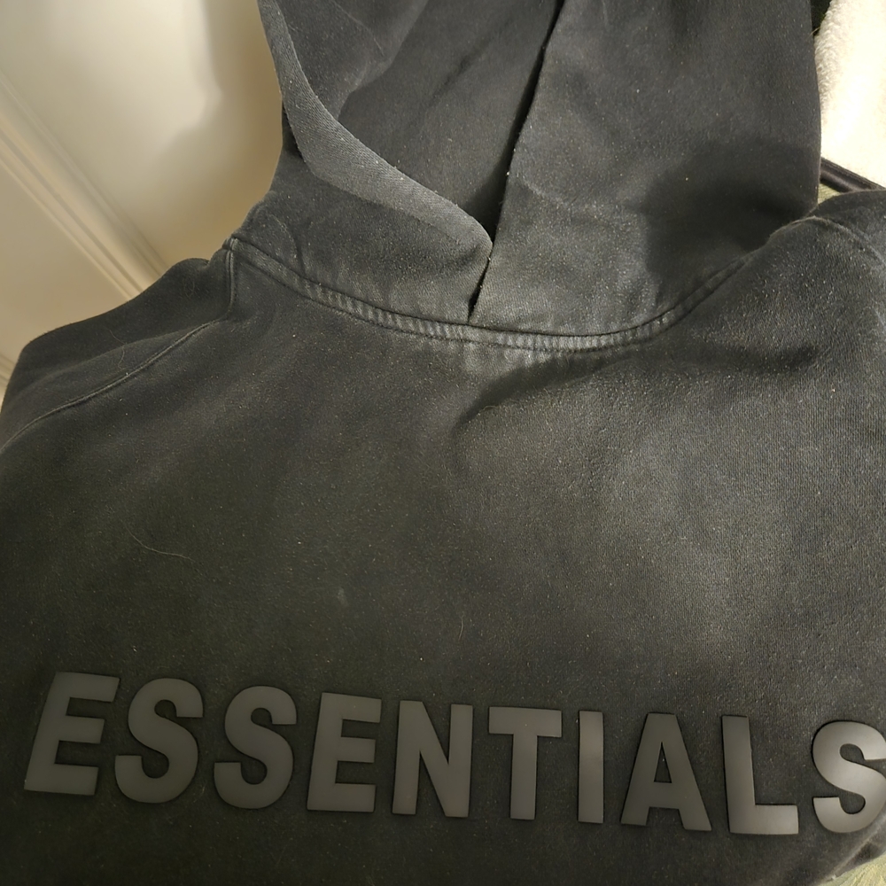 Essentials Black Hoodie